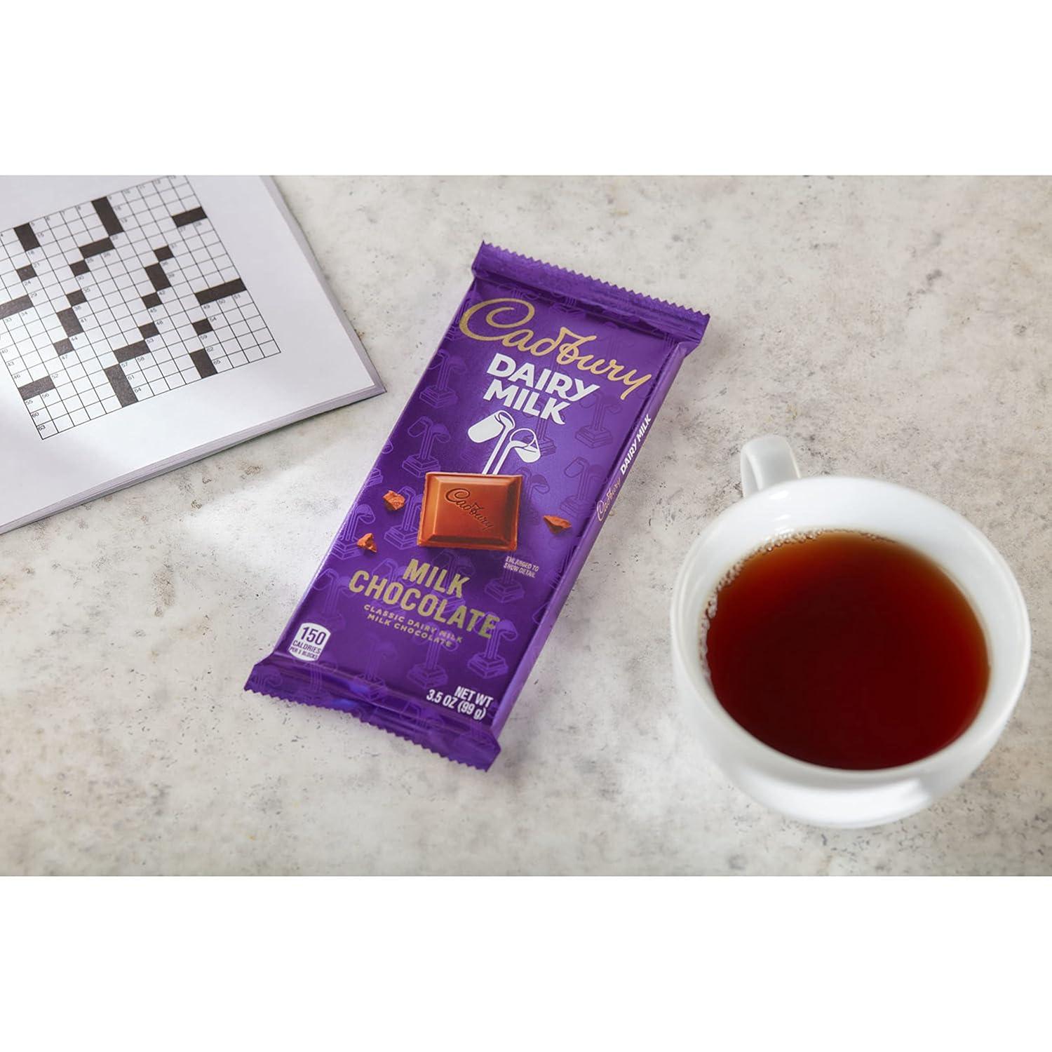 imageCADBURY DAIRY MILK Milk Chocolate Candy Bars 35 oz 14 CountMilk Chocolate