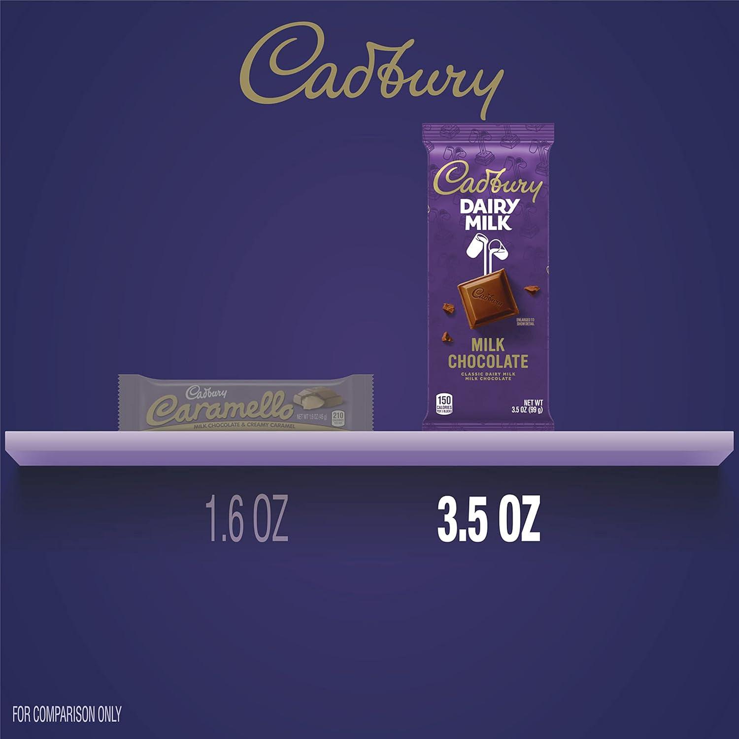 imageCADBURY DAIRY MILK Milk Chocolate Candy Bars 35 oz 14 CountMilk Chocolate