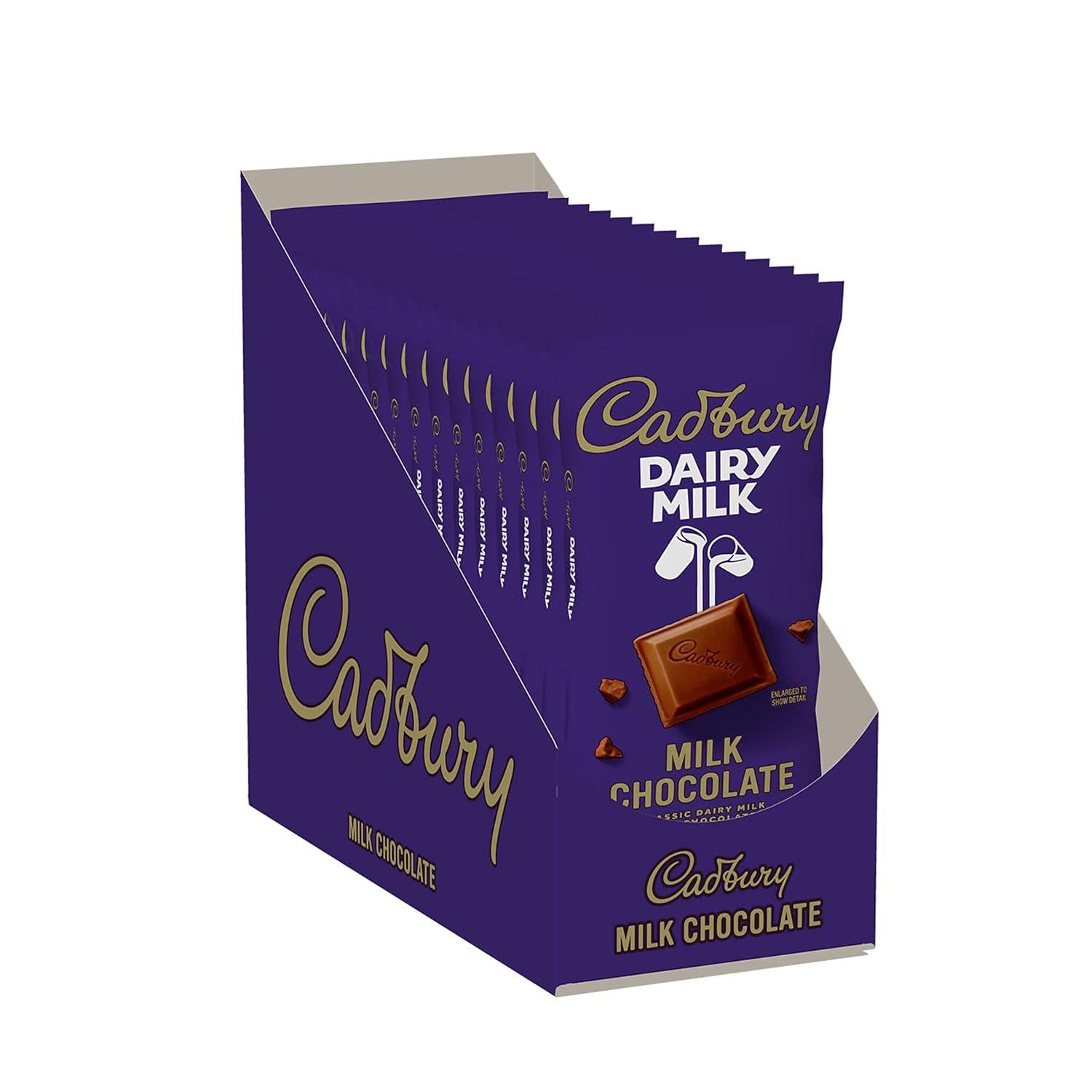 imageCADBURY DAIRY MILK Milk Chocolate Candy Bars 35 oz 14 CountMilk Chocolate