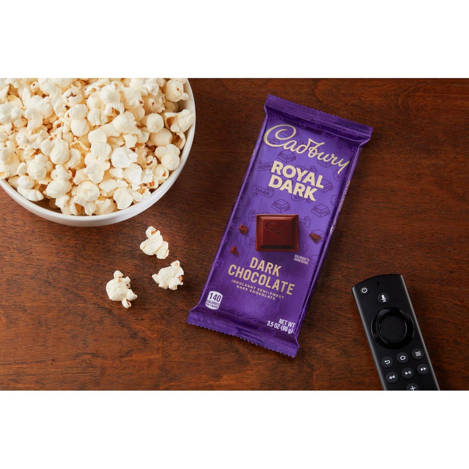 imageCADBURY ROYAL DARK Dark Chocolate Candy Bars 35 oz 14 Count
