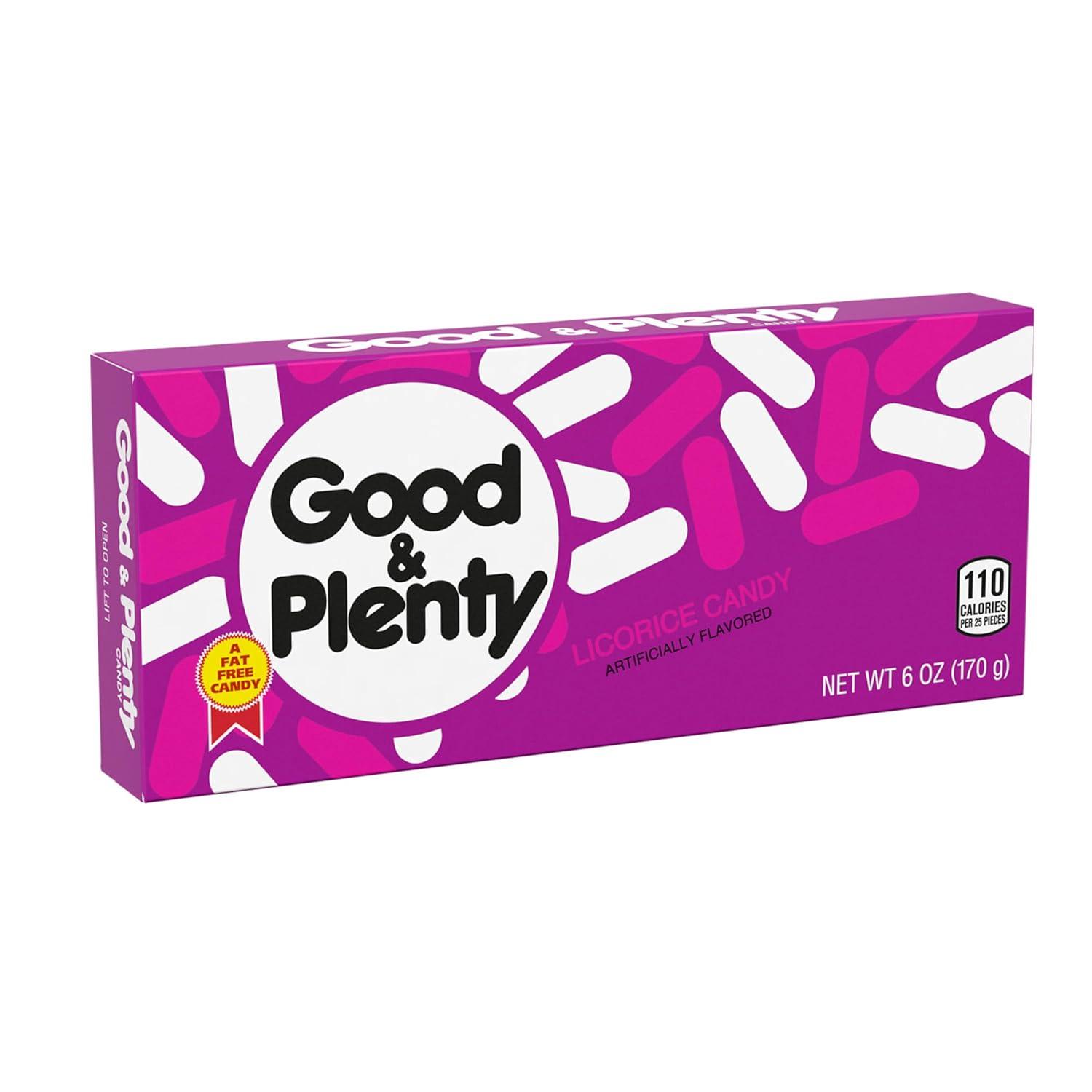 imageGOOD ampamp PLENTY Licorice Fat Free Candy Boxes 6 oz 12 CountOriginal