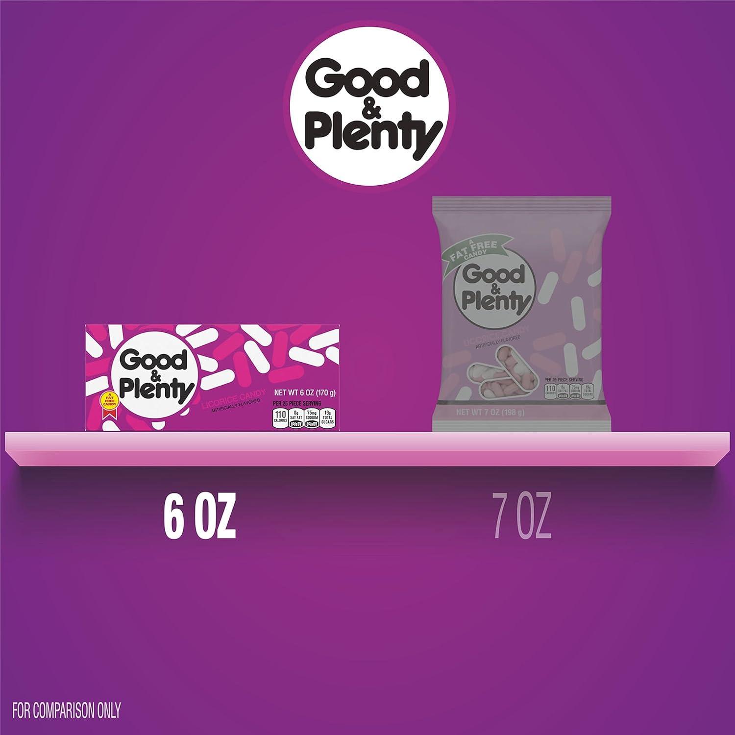 imageGOOD ampamp PLENTY Licorice Fat Free Candy Boxes 6 oz 12 CountOriginal