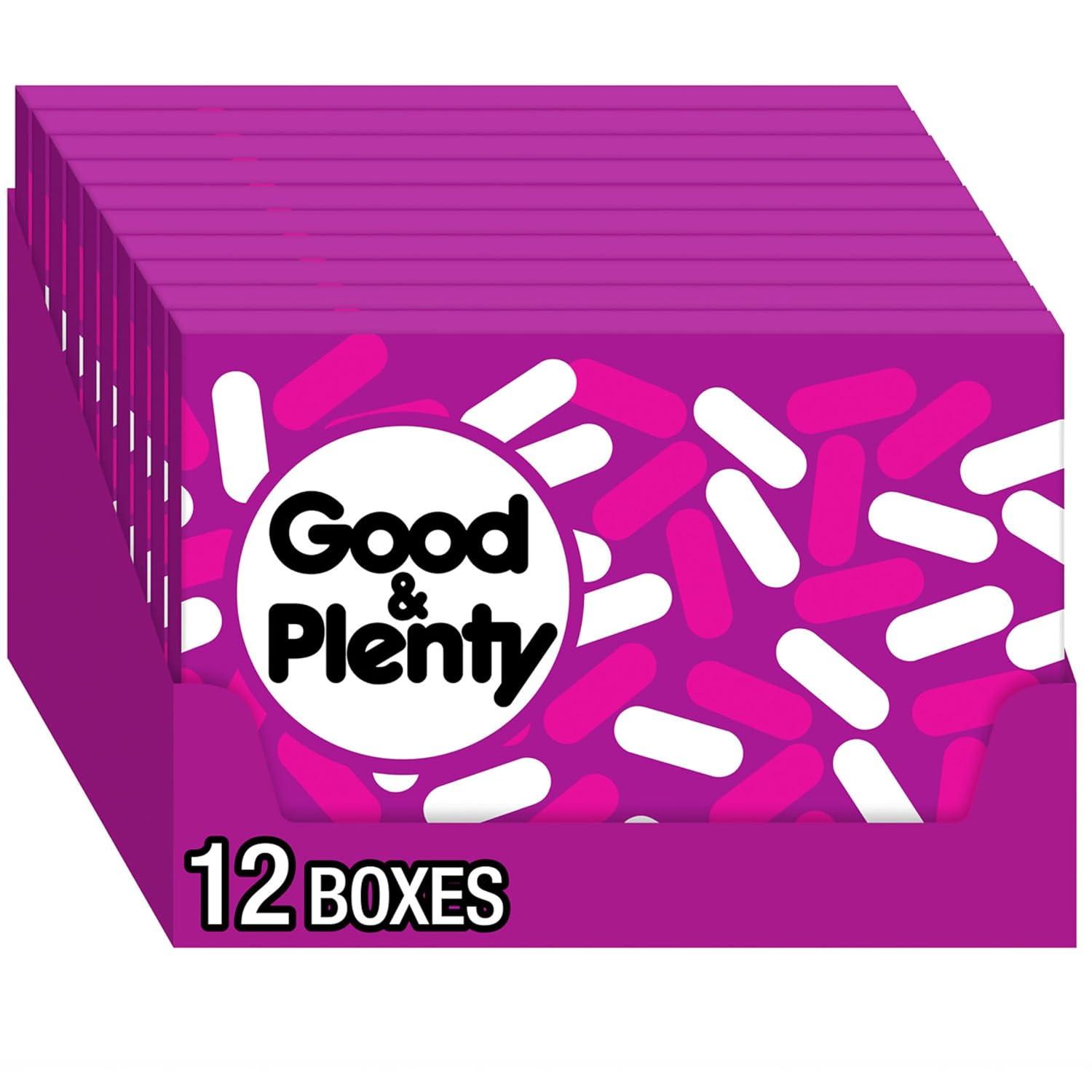 imageGOOD ampamp PLENTY Licorice Fat Free Candy Boxes 6 oz 12 CountOriginal