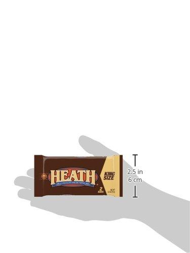 imageHEATH Chocolate Toffee Candy Bar King Size Pack of 18