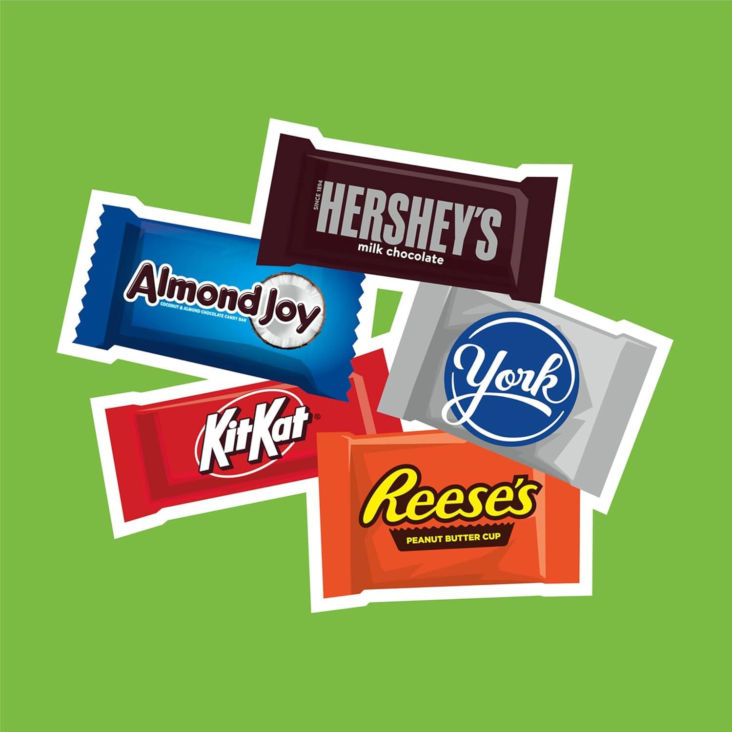 imageHERSHEYS Assorted Chocolate Flavored Candy Party Pack Halloween Candy 3022 oz