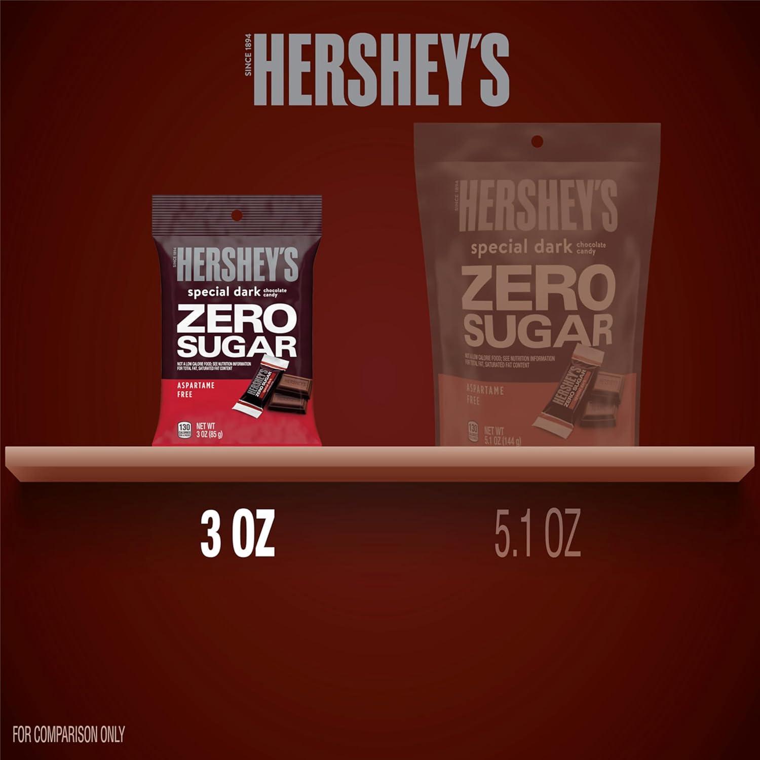 imageHERSHEYS Candy Bars 3 Ounce Pack of 12Dark Chocolate