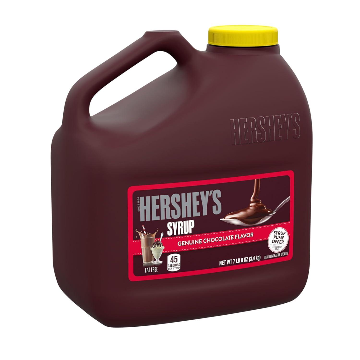 imageHERSHEYS Chocolate Flavored Syrup Bulk Jug 75lbsChocolate