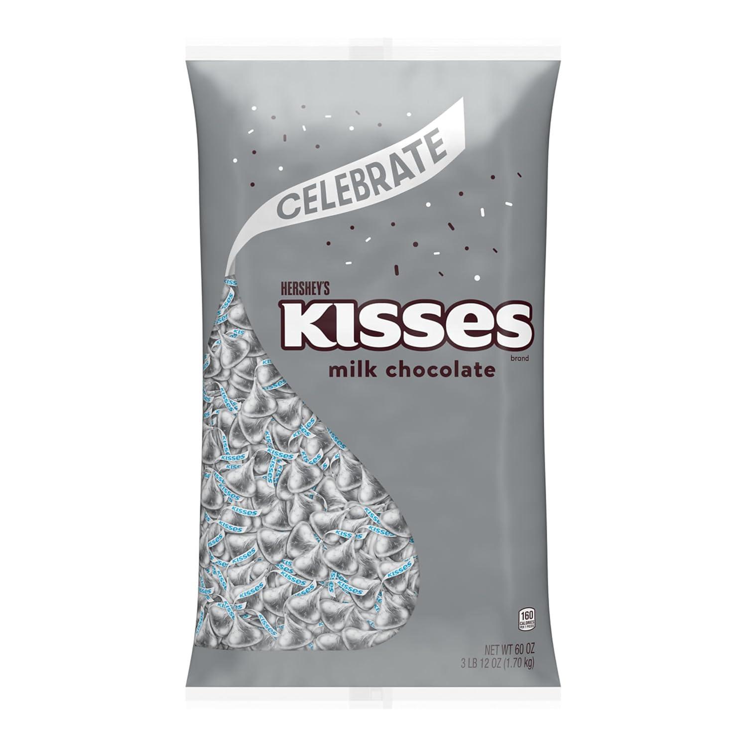 imageHERSHEYS KISSES Snickerdoodle Cookie Flavored Christmas Candy Bag 9 ozMilk Chocolate