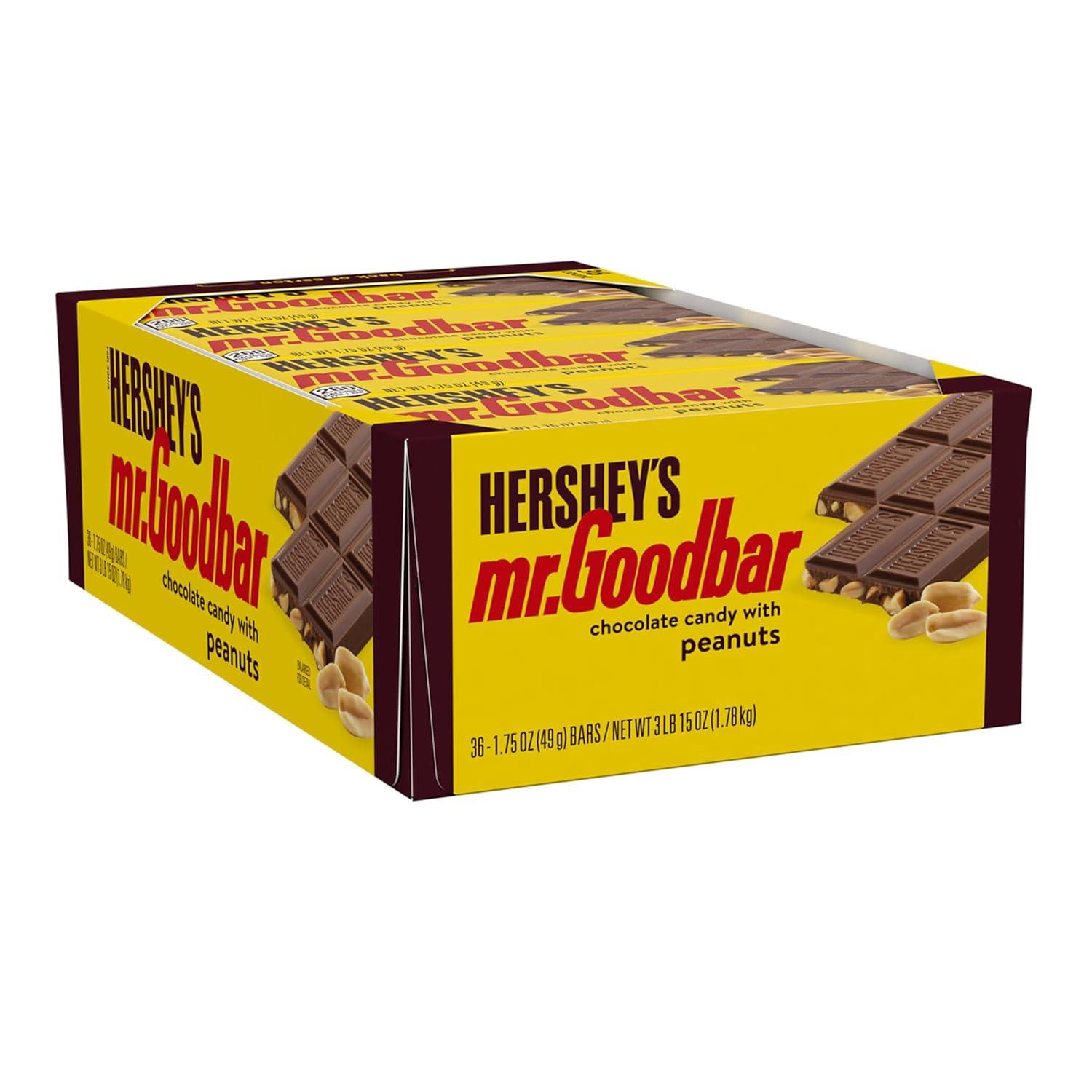 imageHERSHEYS MR GOODBAR Chocolate with Peanuts Candy Bars 175 oz 36 Count