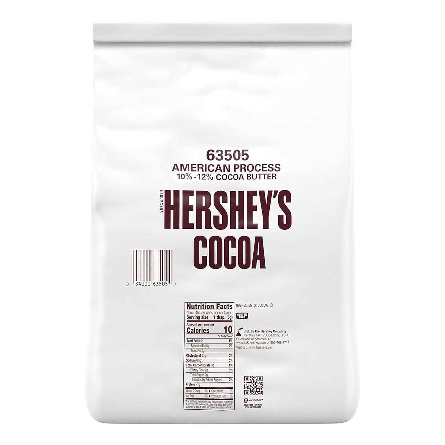 imageHERSHEYS Natural Unsweetened Cocoa Powder Can 8 ozChocolate