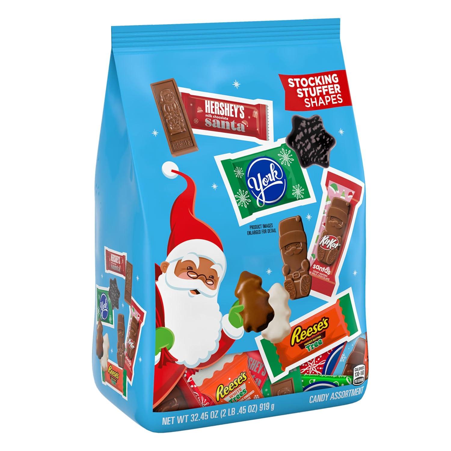 imageHershey Assorted Flavored Christmas Candy Bulk Bag 3245 ozAssorted