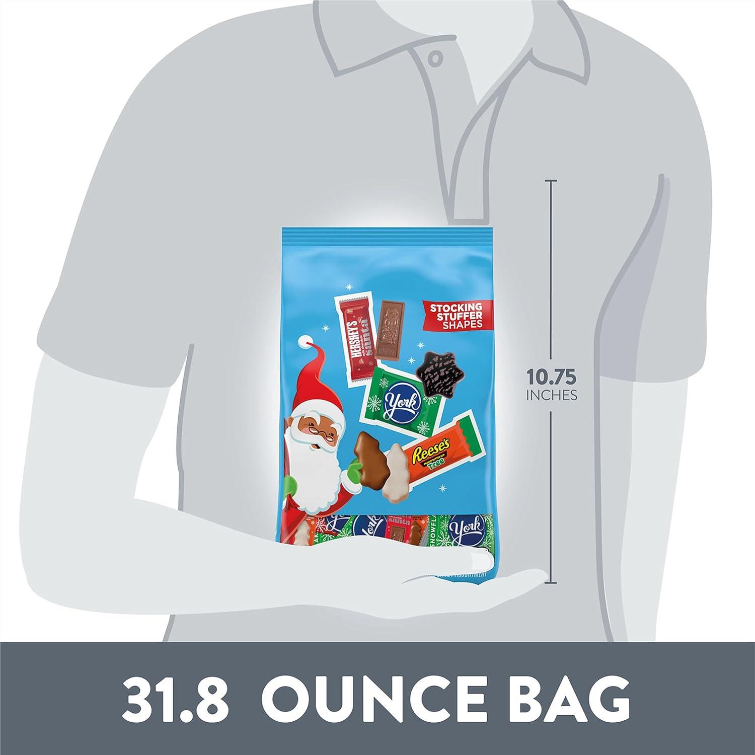 imageHershey Assorted Flavored Christmas Candy Bulk Bag 3245 ozAssorted