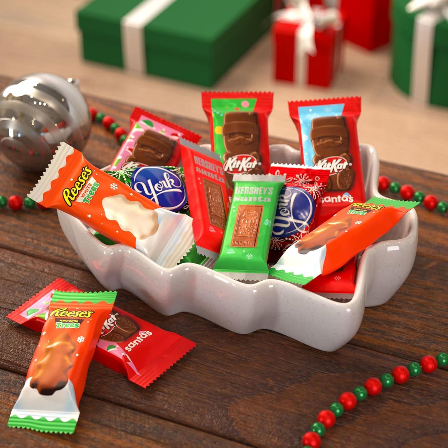 imageHershey Assorted Flavored Christmas Candy Bulk Bag 3245 ozAssorted