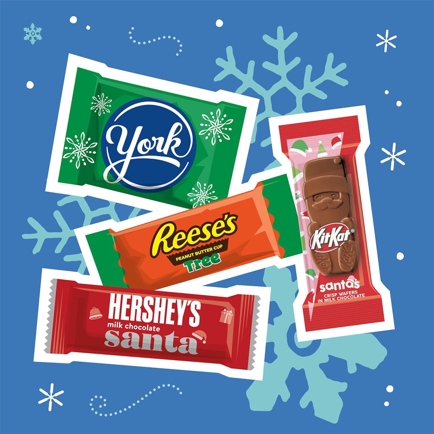 imageHershey Assorted Flavored Christmas Candy Bulk Bag 3245 ozAssorted