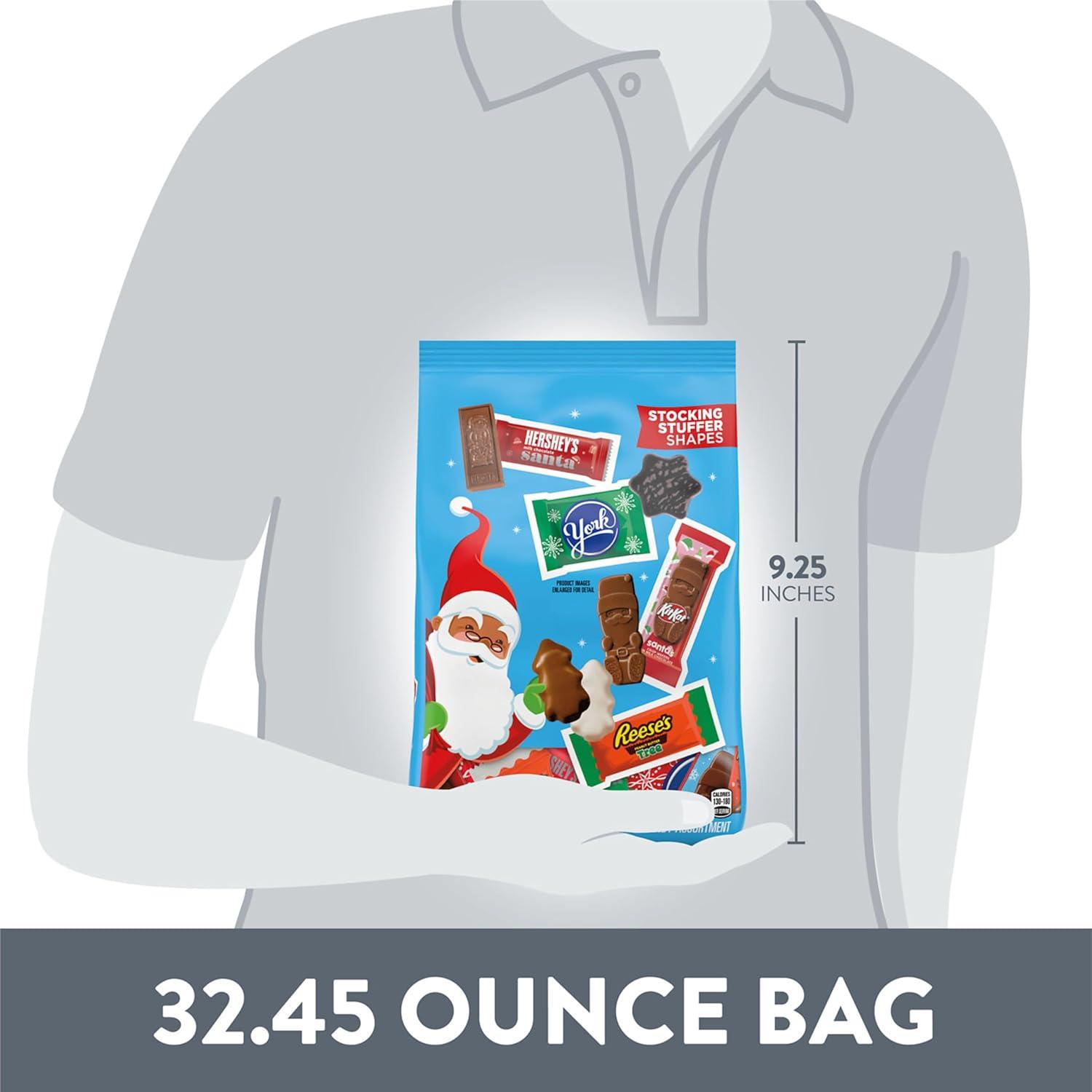 imageHershey Assorted Flavored Christmas Candy Bulk Bag 3245 ozAssorted