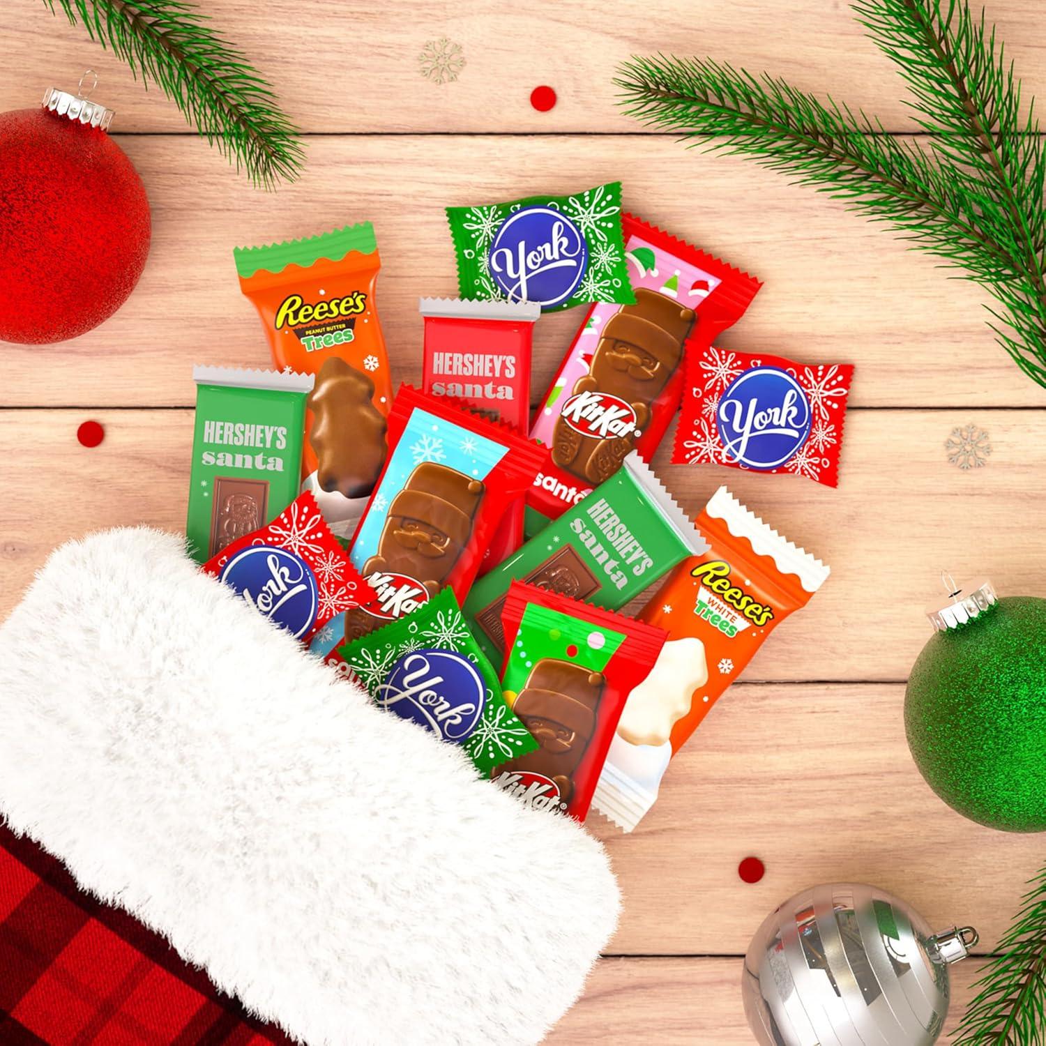 imageHershey Assorted Flavored Christmas Candy Bulk Bag 3245 ozAssorted