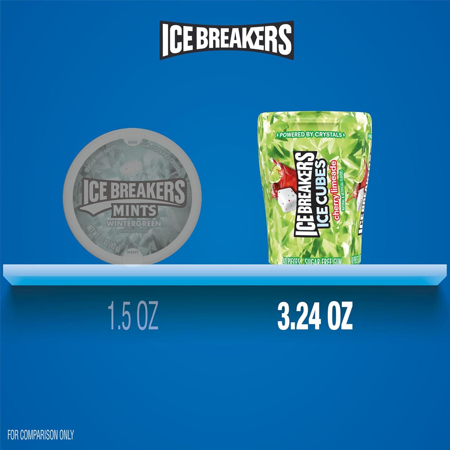 imageICE BREAKERS ICE CUBES Slushie Pack of 12Cherry Limeade
