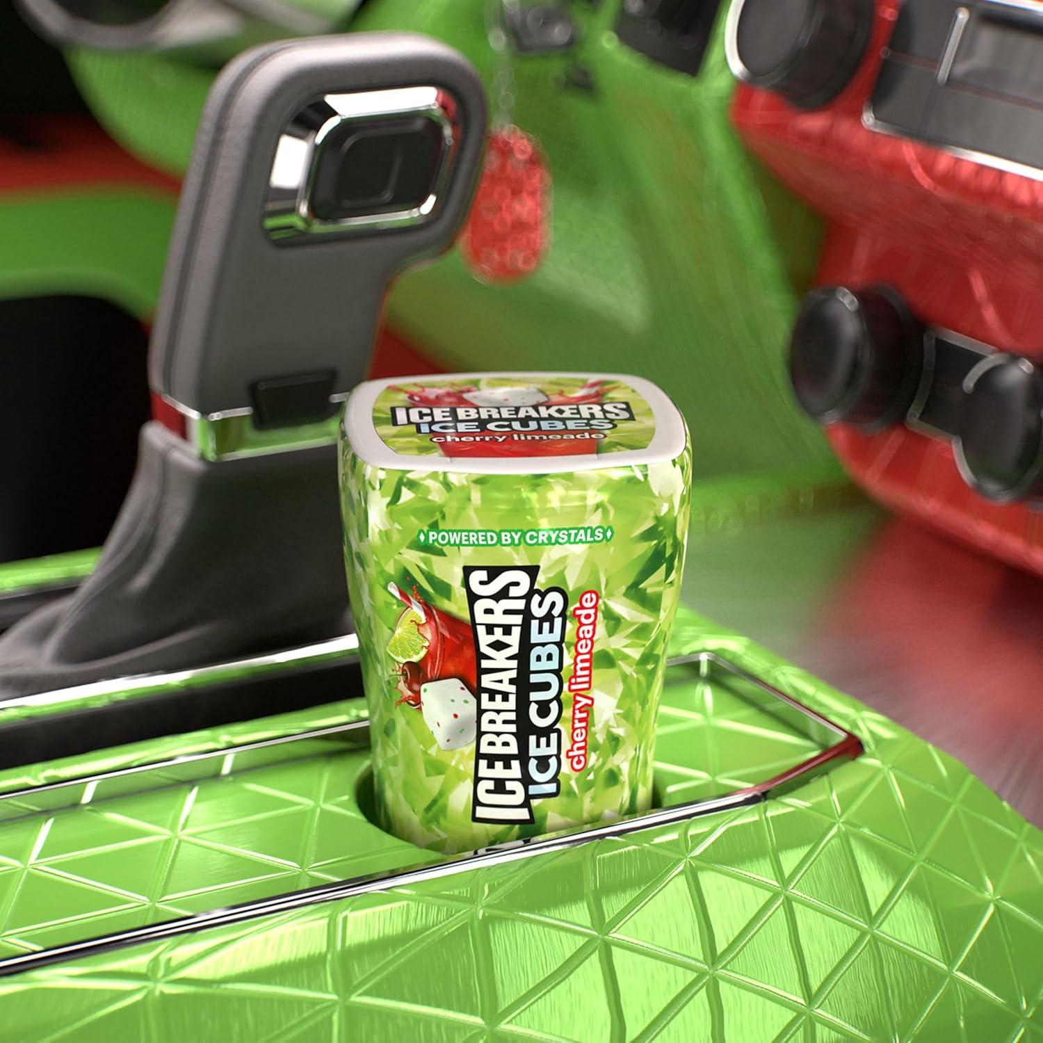 imageICE BREAKERS ICE CUBES Slushie Pack of 12Cherry Limeade