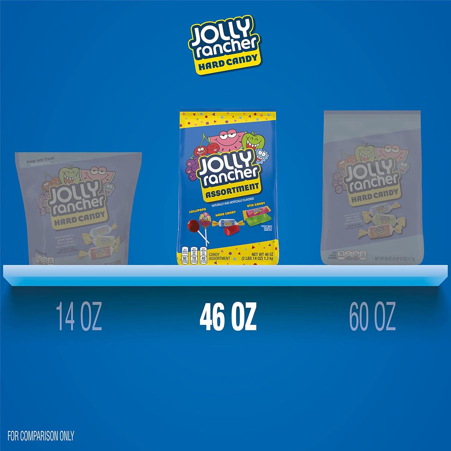 imageJOLLY RANCHER Assorted Fruit Flavored Candy Bulk Bag 4201 ozAssortment and Lollipops