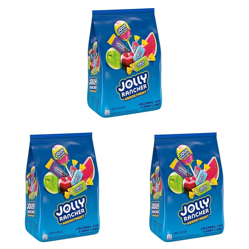 imageJOLLY RANCHER Assorted Fruit Flavored Candy Bulk Bag 4201 ozAssortment and Lollipops