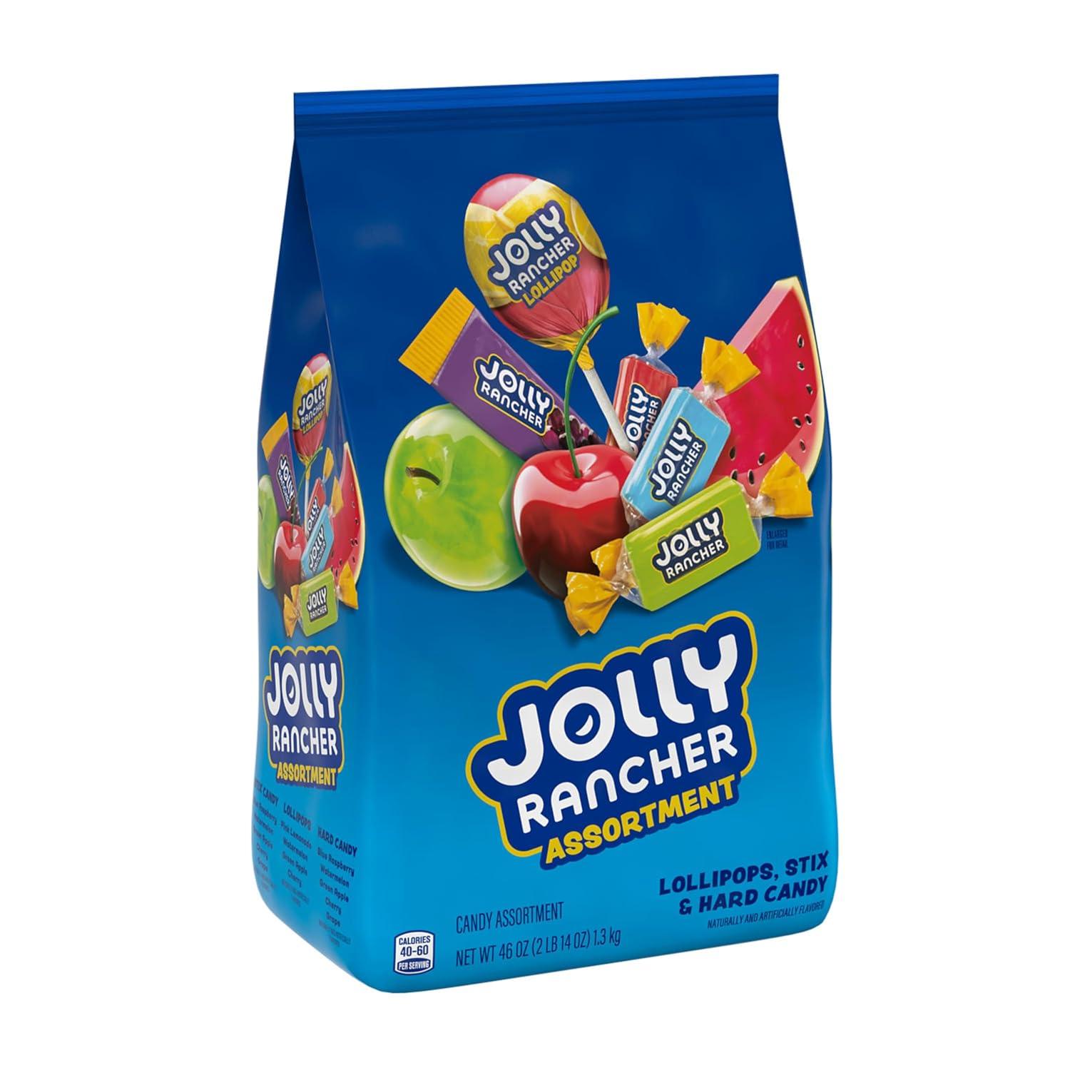 imageJOLLY RANCHER Assorted Fruit Flavored Candy Bulk Bag 4201 ozAssortment and Lollipops