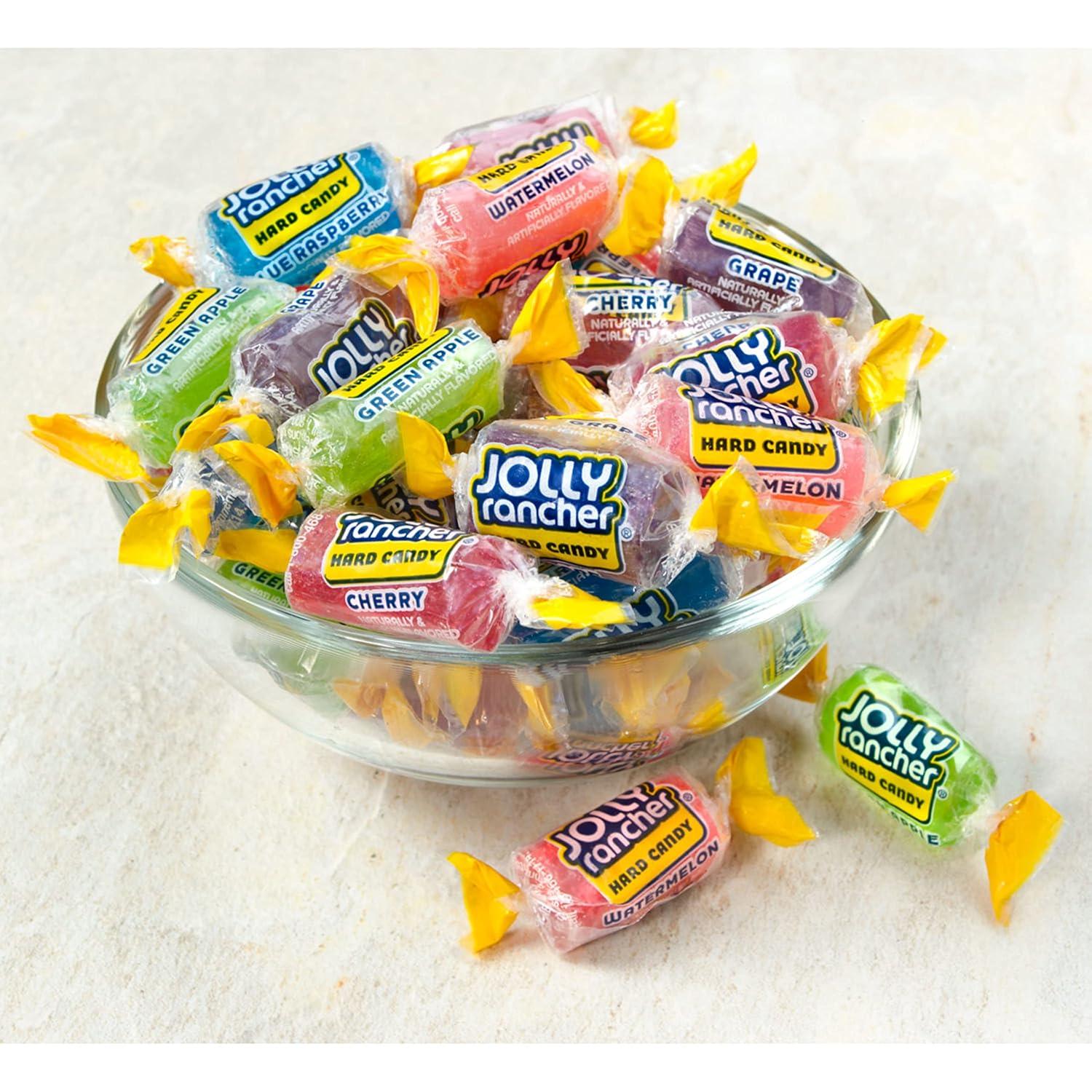 imageJOLLY RANCHER Assorted Fruit Flavored Hard Candy Bulk Bag Halloween Candy 5 lbAssortment