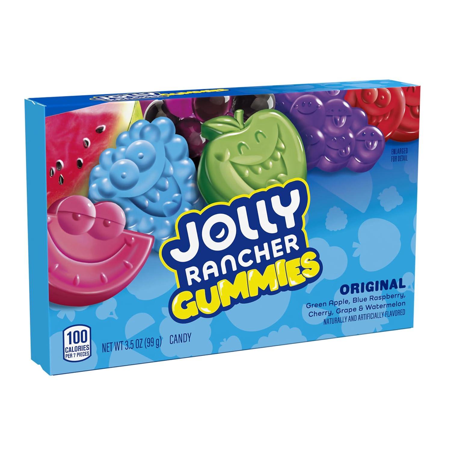 imageJOLLY RANCHER Gummies Original Fruit Flavored Candy Box 35 ozFruit Flavored
