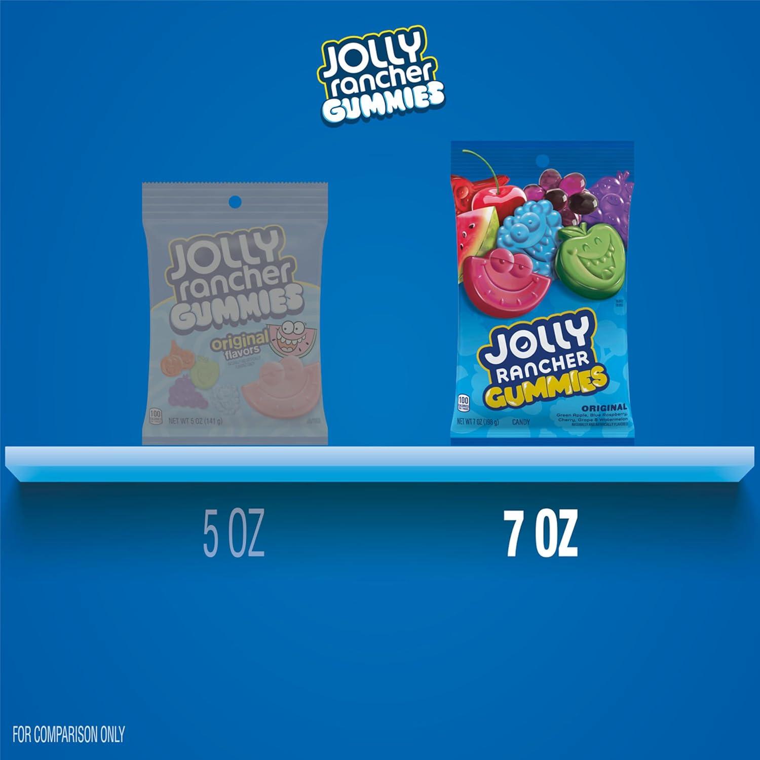imageJOLLY RANCHER Gummies Original Fruit Flavored Candy Box 35 ozFruit Flavored