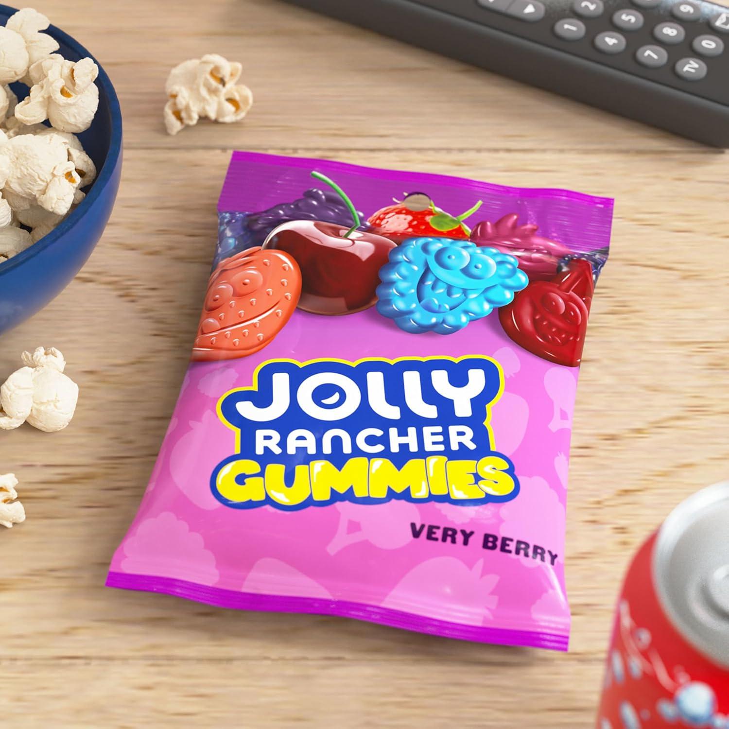 imageJOLLY RANCHER Gummies Very Berry Fruit Flavored Candy Bag 65 ozVery Berry