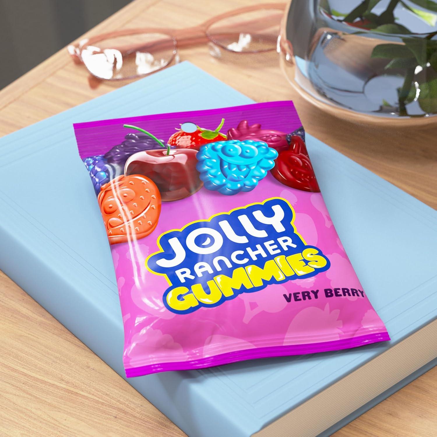 imageJOLLY RANCHER Gummies Very Berry Fruit Flavored Candy Bag 65 ozVery Berry