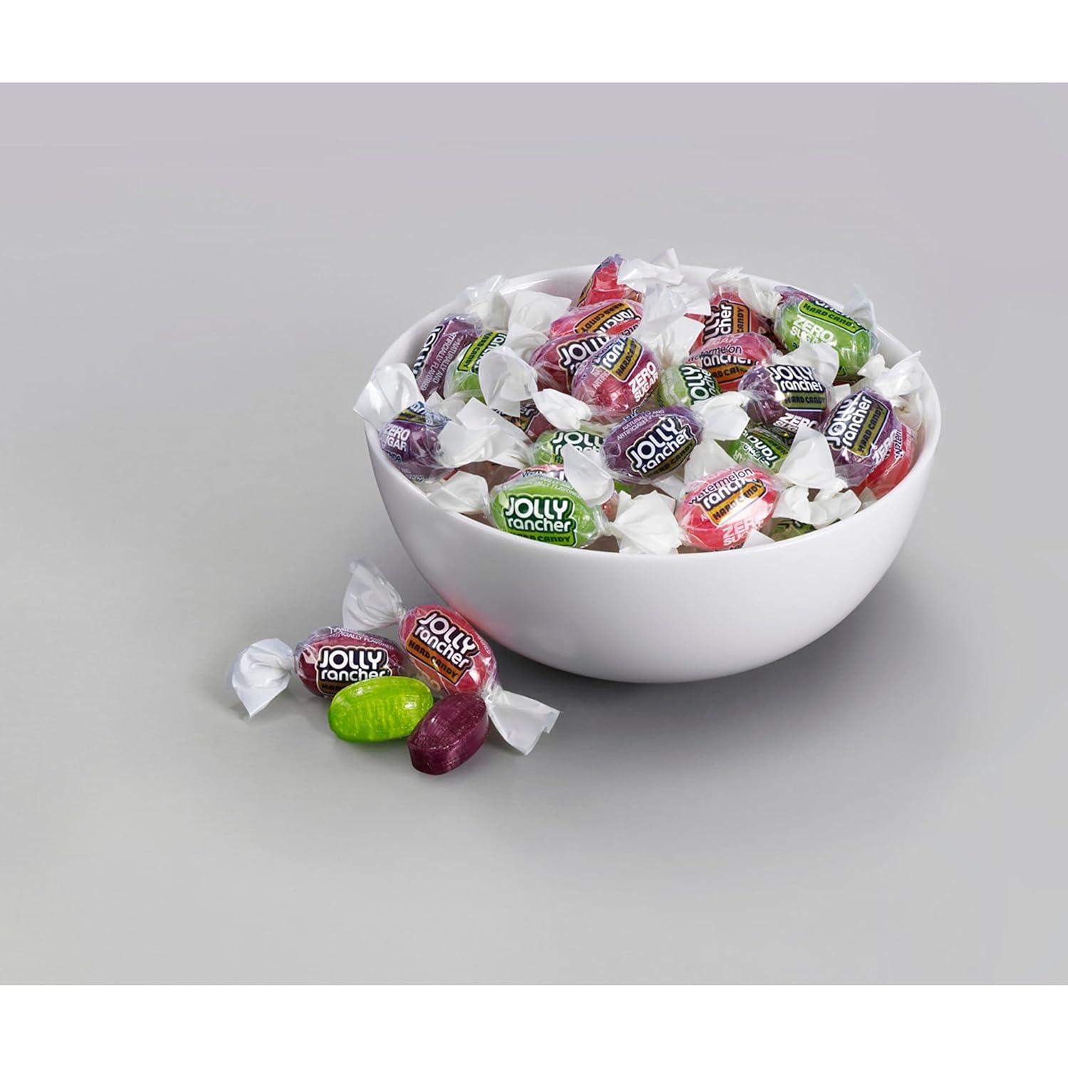imageJOLLY RANCHER Zero Sugar Assorted Fruit Flavored Hard Candy Bag 36 oz Pack of 12Assorted Fruit