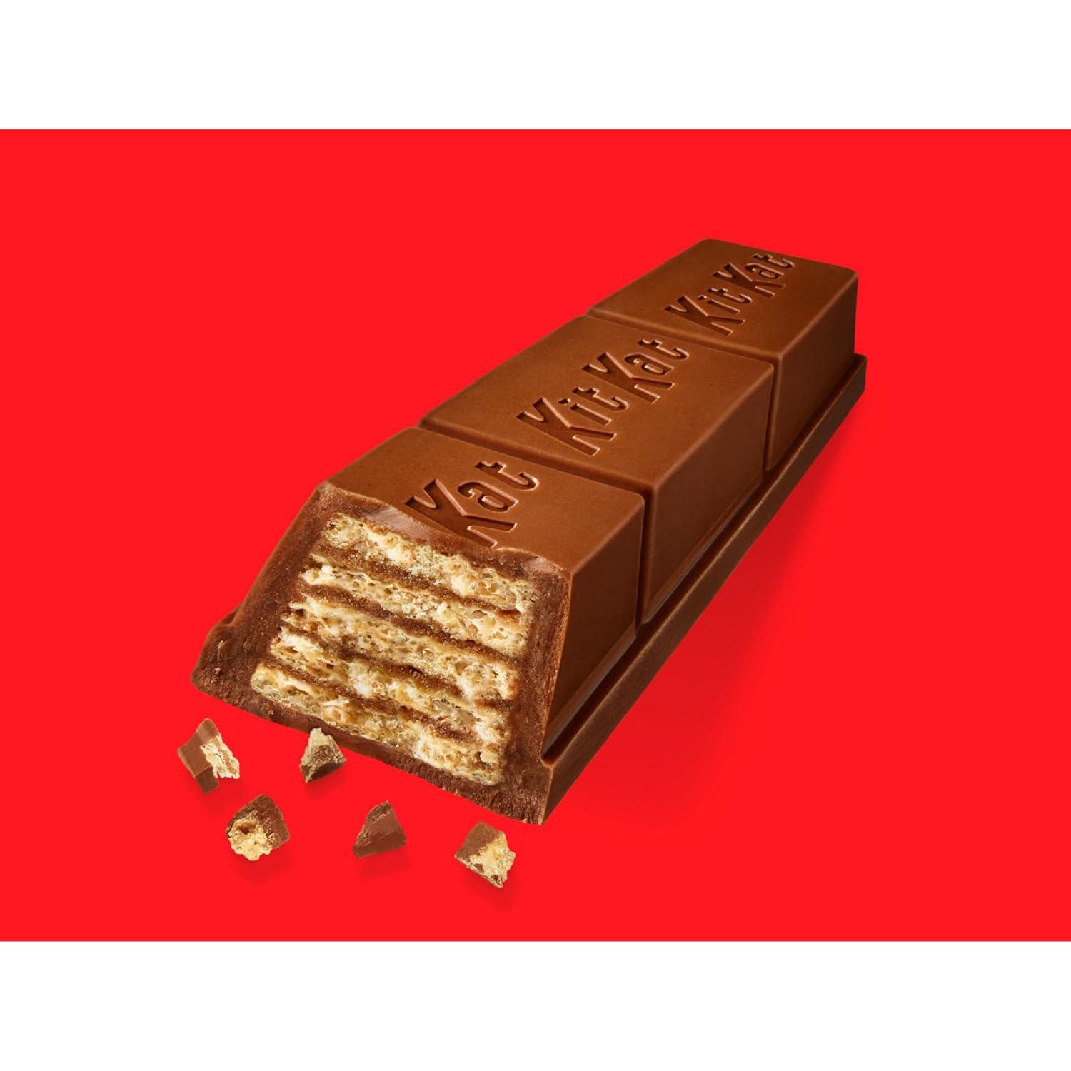 imageKIT KAT Milk Chocolate Wafer King Size Candy Bars 3 oz 24 CountMilk Chocolate Wafer