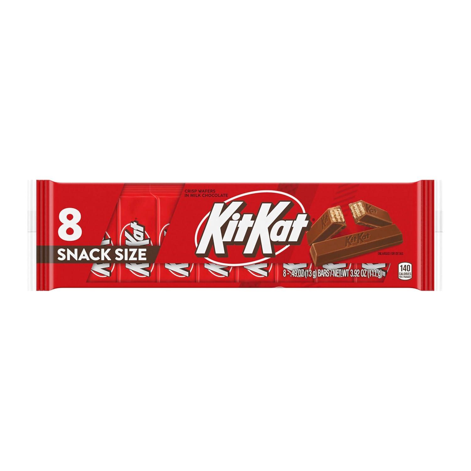 imageKIT KAT Milk Chocolate Wafer King Size Candy Bars 3 oz 24 CountMilk Chocolate Wafer