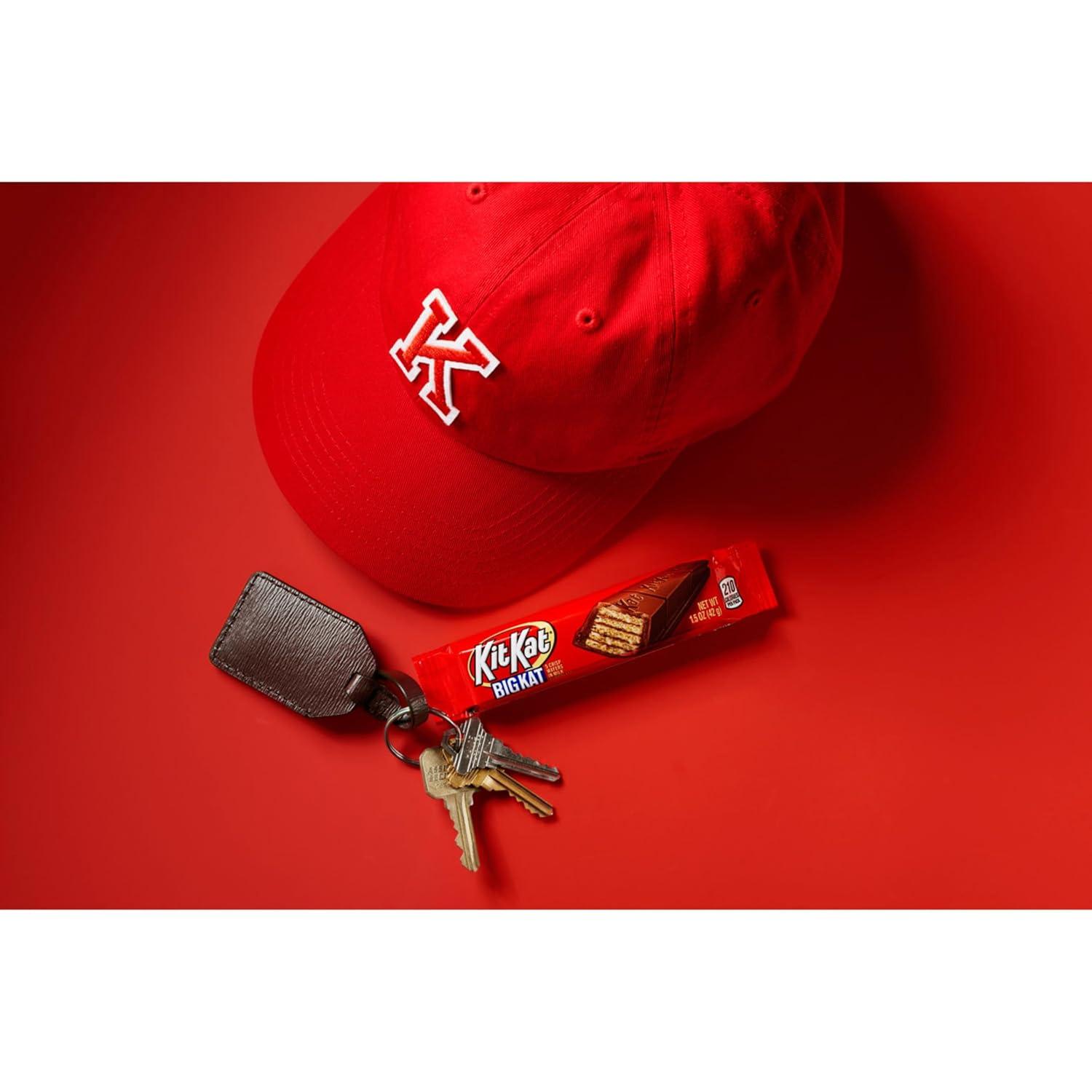 imageKIT KAT Milk Chocolate Wafer King Size Candy Bars 3 oz 24 CountMilk Chocolate Wafer