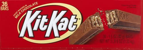 imageKIT KAT Milk Chocolate Wafer Snack Size Candy Jumbo Bag 201 ozMilk Chocolate Wafer