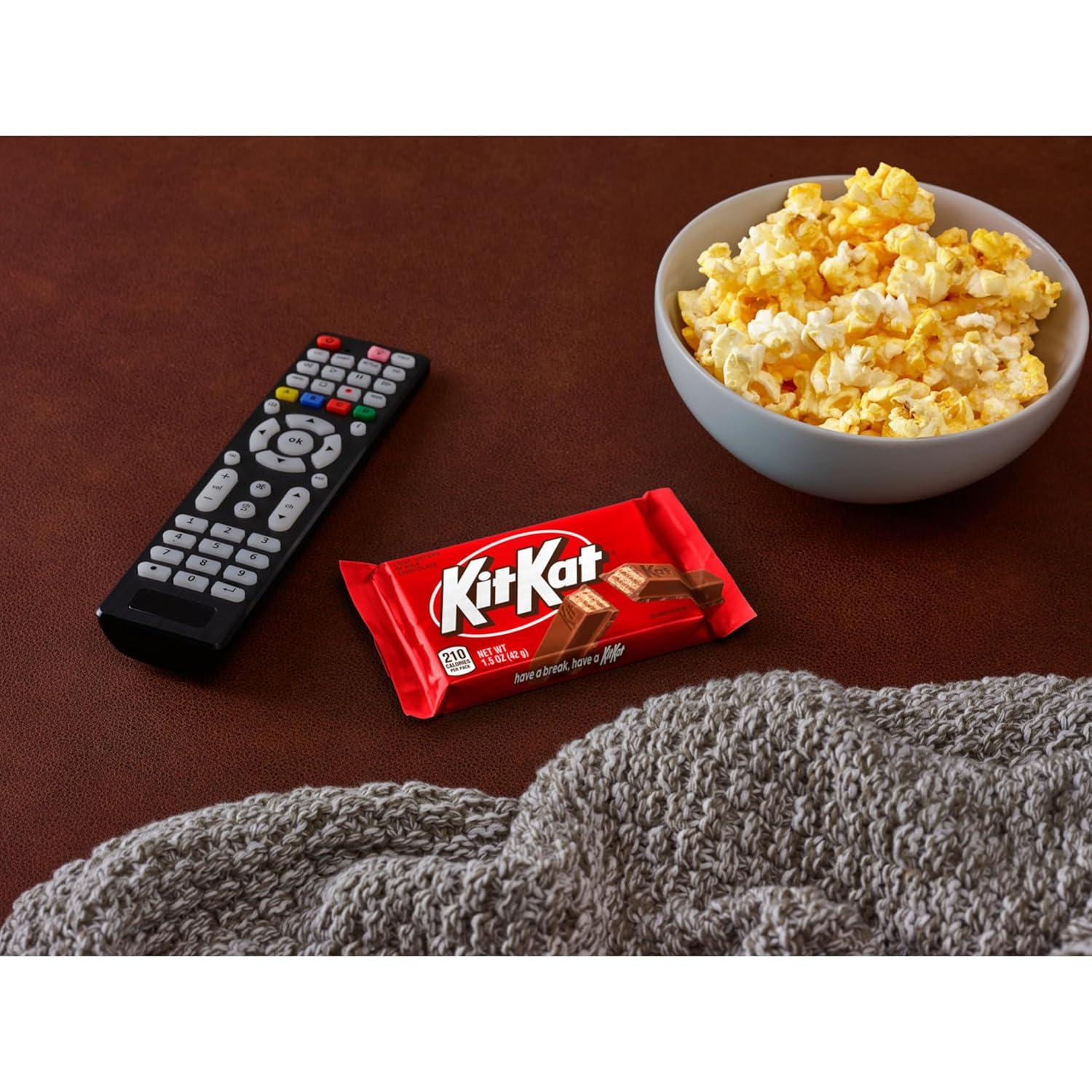 imageKIT KAT Milk Chocolate Wafer Snack Size Candy Jumbo Bag 201 ozMilk Chocolate Wafer