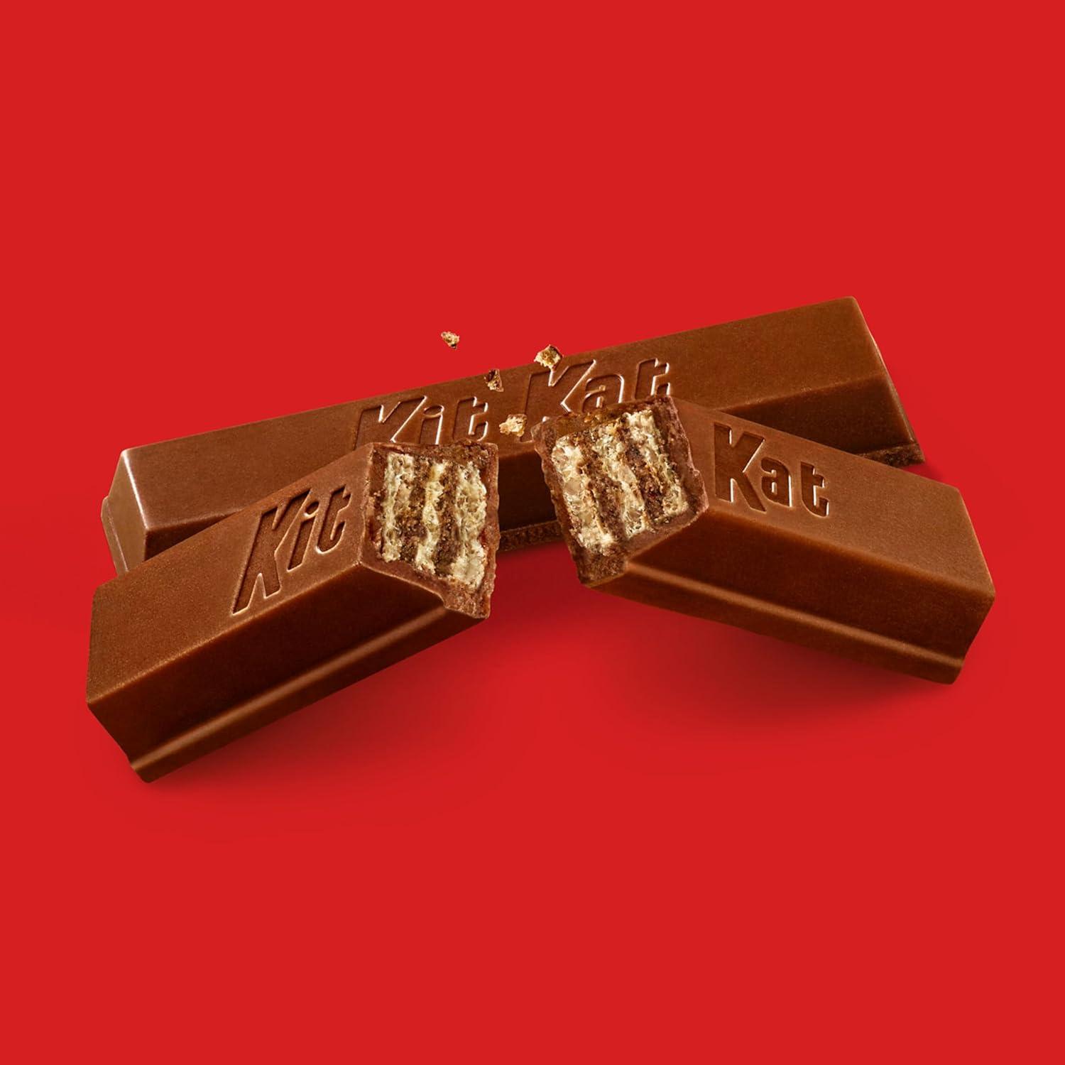 imageKIT KAT Milk Chocolate Wafer Snack Size Candy Jumbo Bag 201 ozMilk Chocolate Wafer