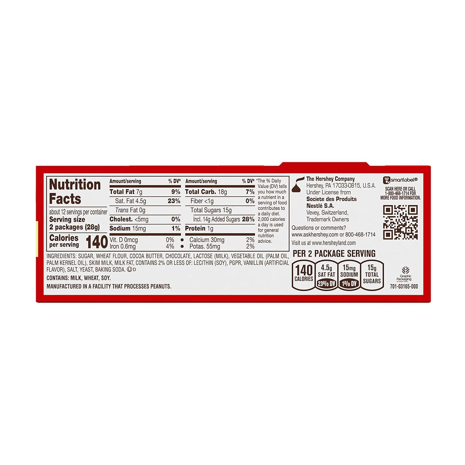 imageKIT KAT Milk Chocolate Wafer Snack Size Candy Pantry Pack Halloween Candy 1225 oz 25 PiecesMilk Chocolate Wafer