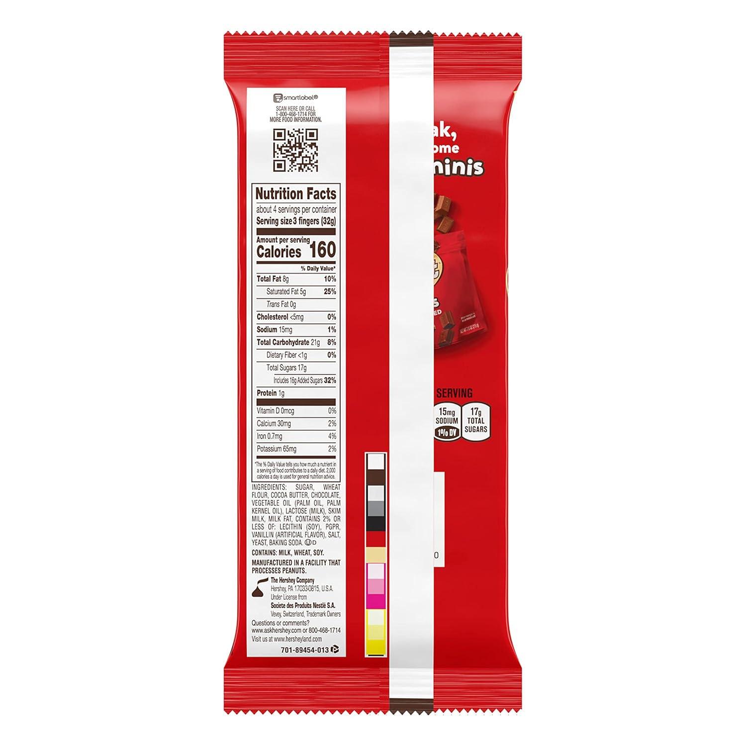 imageKIT KAT Milk Chocolate Wafer Snack Size Christmas Candy Bag 32 oz45 Ounce Pack of 12