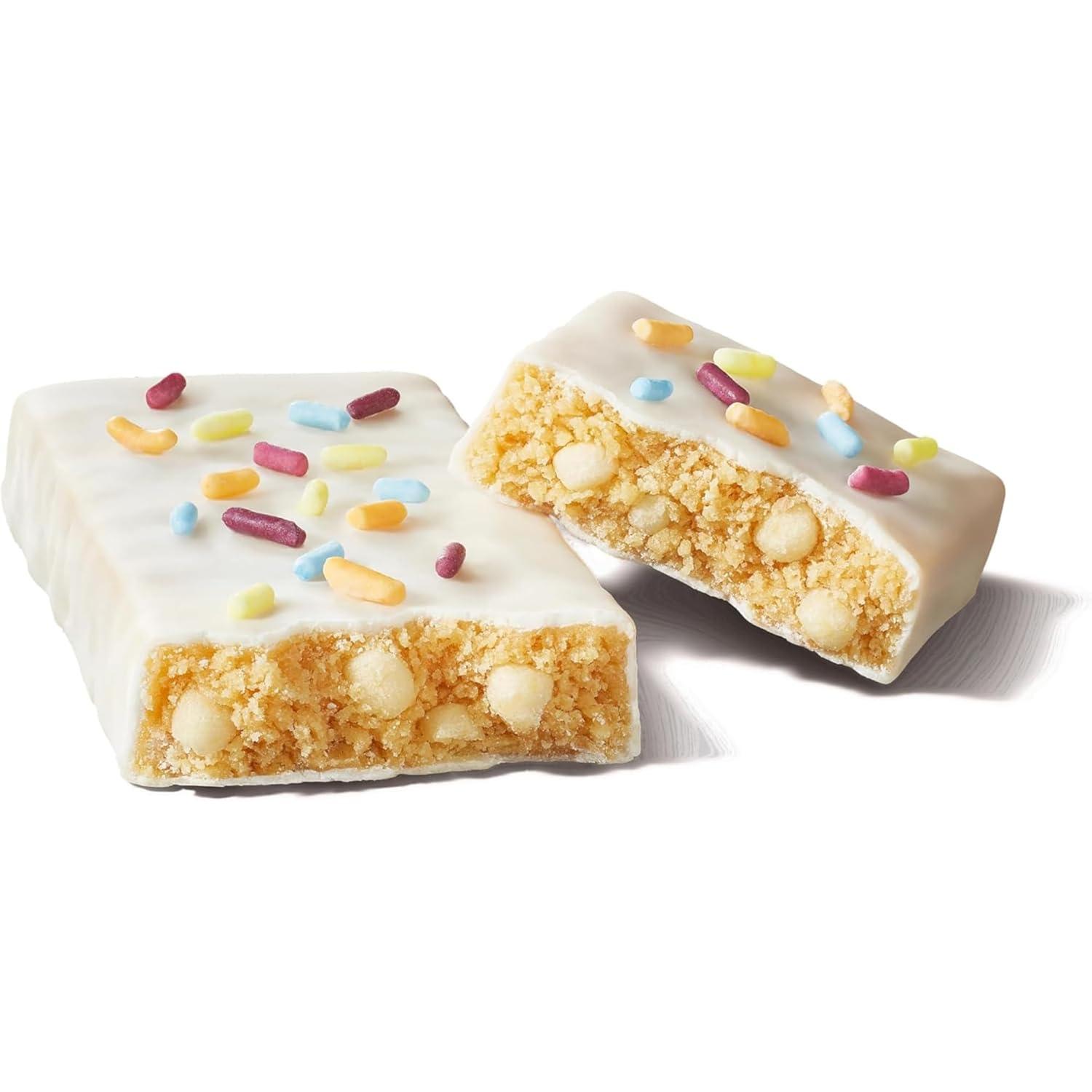 imageONE Protein Bars Blueberry Cobbler Gluten Free with 20g Protein and 1g Sugar Pantry Staples 212 oz 12 CountBirthday Cake