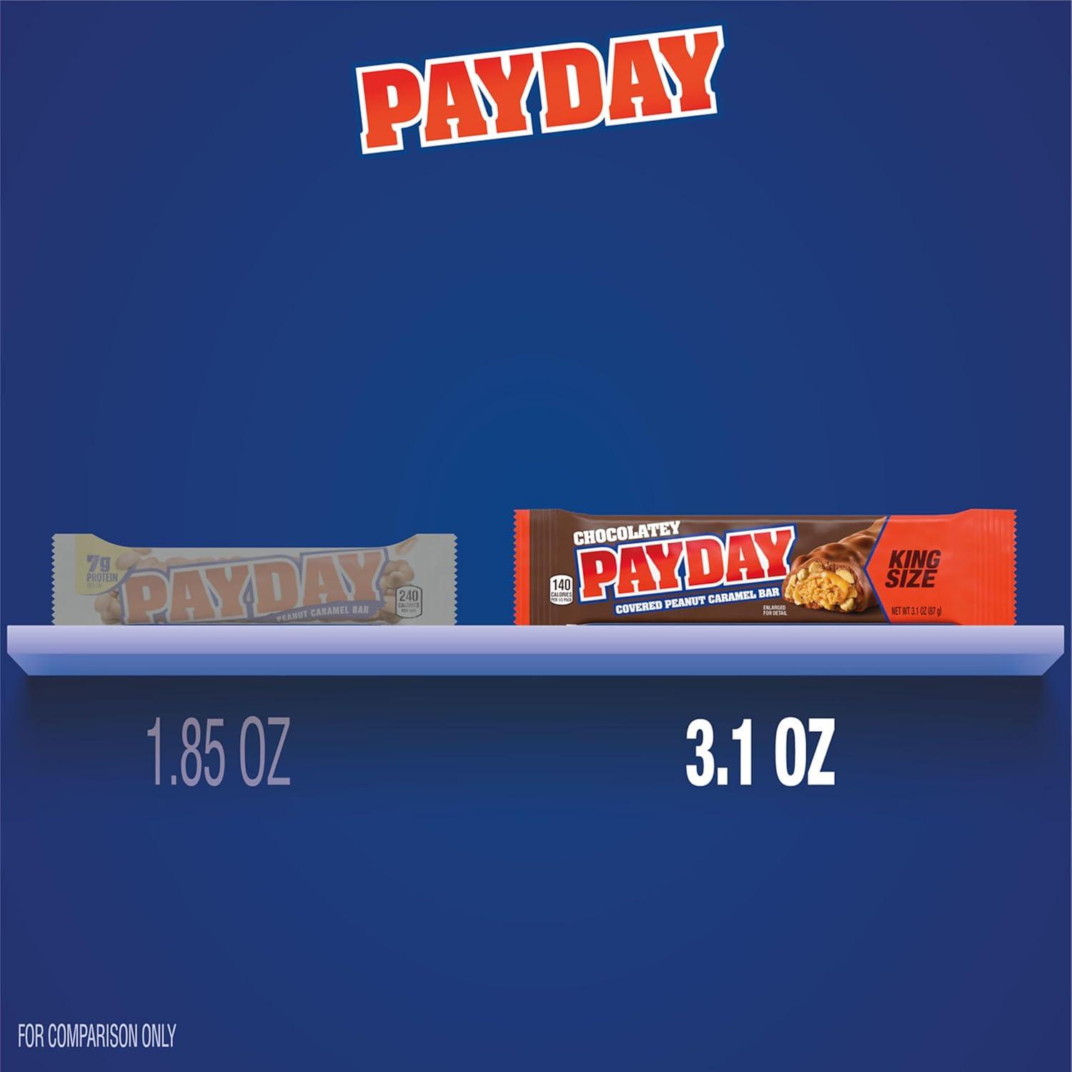 imagePAYDAY Chocolatey Peanut Caramel King Size Candy Bar 31 oz