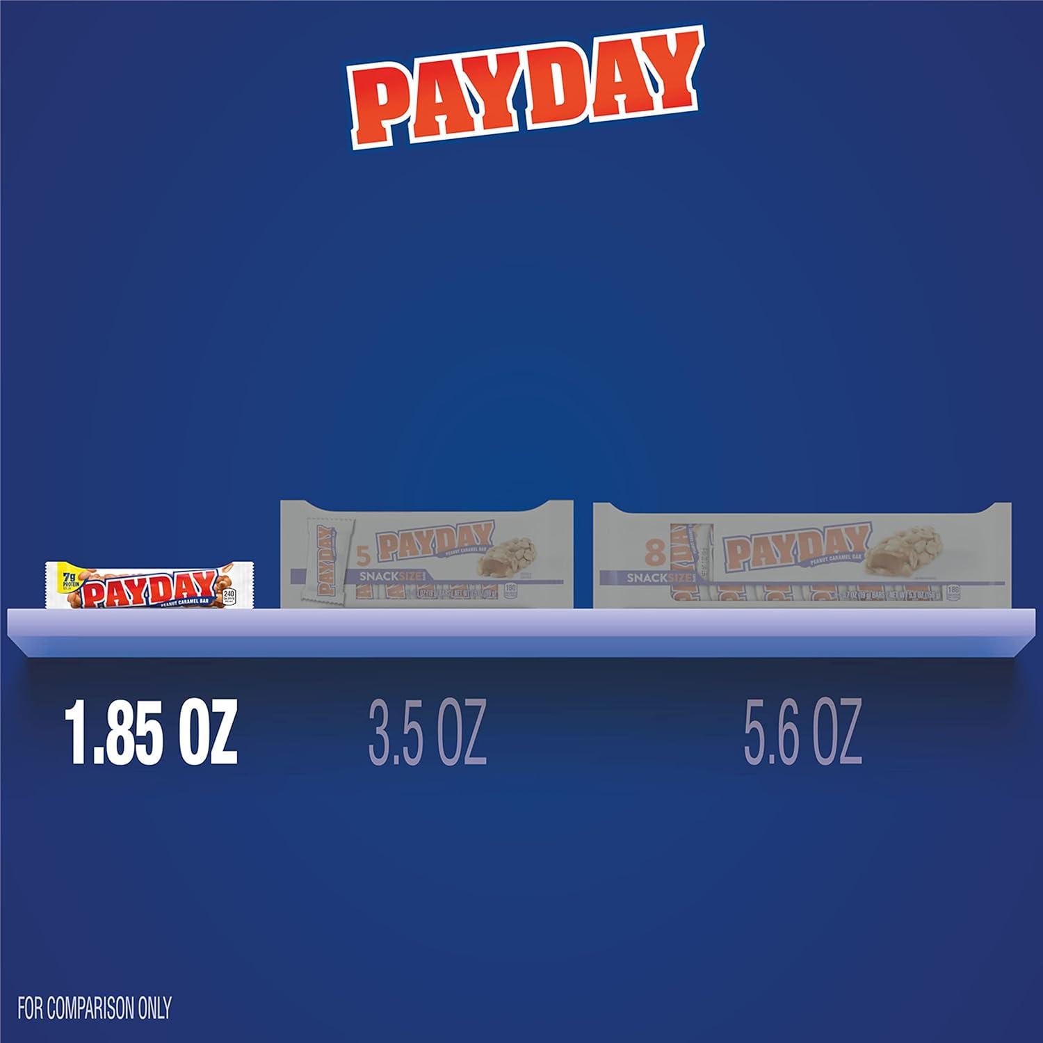 imagePAYDAY Peanut Caramel Candy Bars 185 oz 24 CountPeanut Caramel