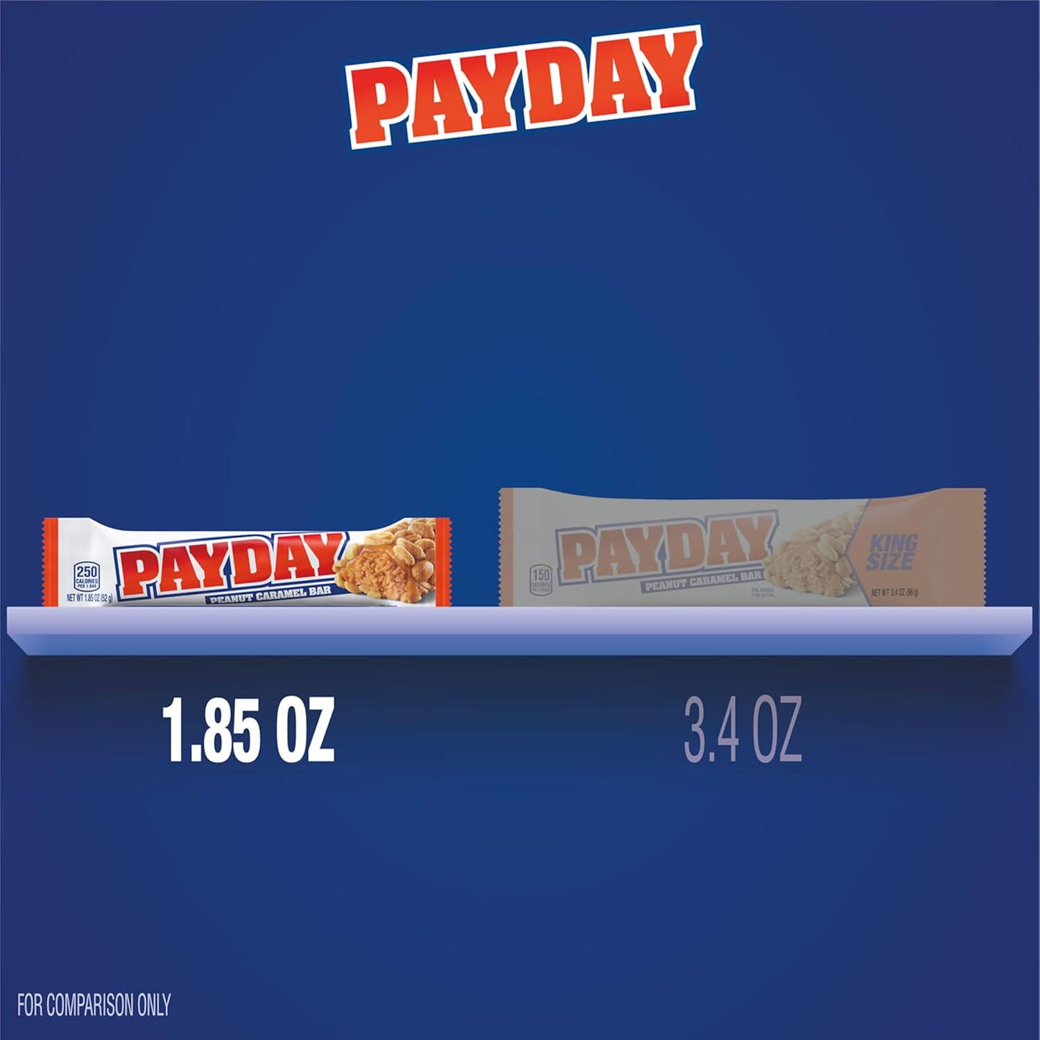 imagePAYDAY Peanut Caramel Candy Bars 185 oz 24 CountPeanut Caramel