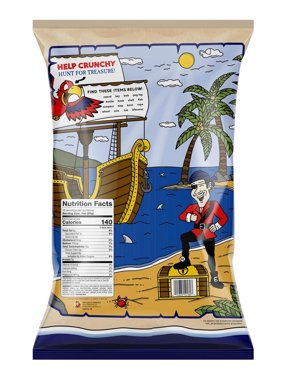 imagePirates Booty Aged White Cheddar Cheese Puffs GlutenFree Kids Snacks 10ozCheddarCheese