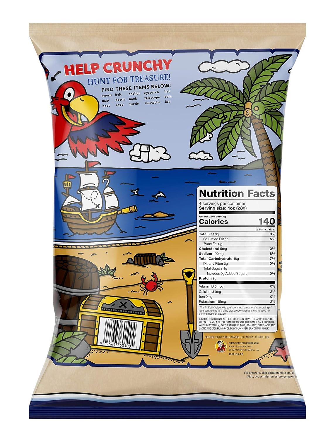 imagePirates Booty Aged White Cheddar Cheese Puffs GlutenFree Kids Snacks 10ozCheddarCheese