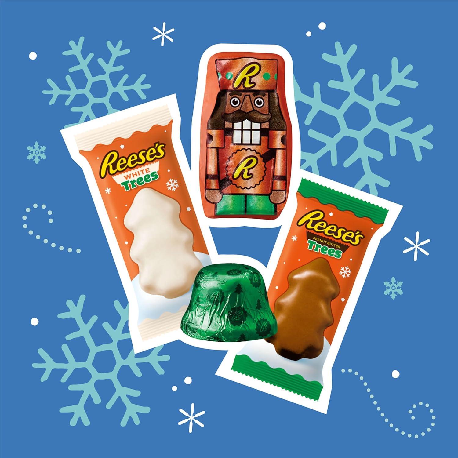 imageREESES Assorted Flavored Peanut Butter Shapes Christmas Candy Bag 3194 ozPeanut Butter