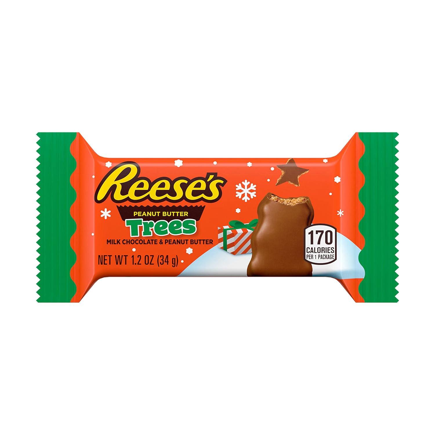 imageREESES Assorted Flavored Peanut Butter Shapes Christmas Candy Bag 3194 ozPeanut Butter