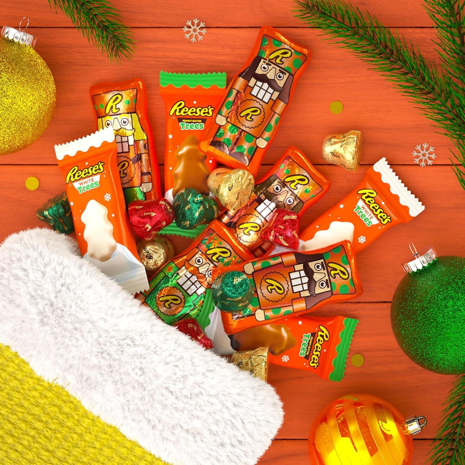 imageREESES Assorted Flavored Peanut Butter Shapes Christmas Candy Bag 3194 ozPeanut Butter