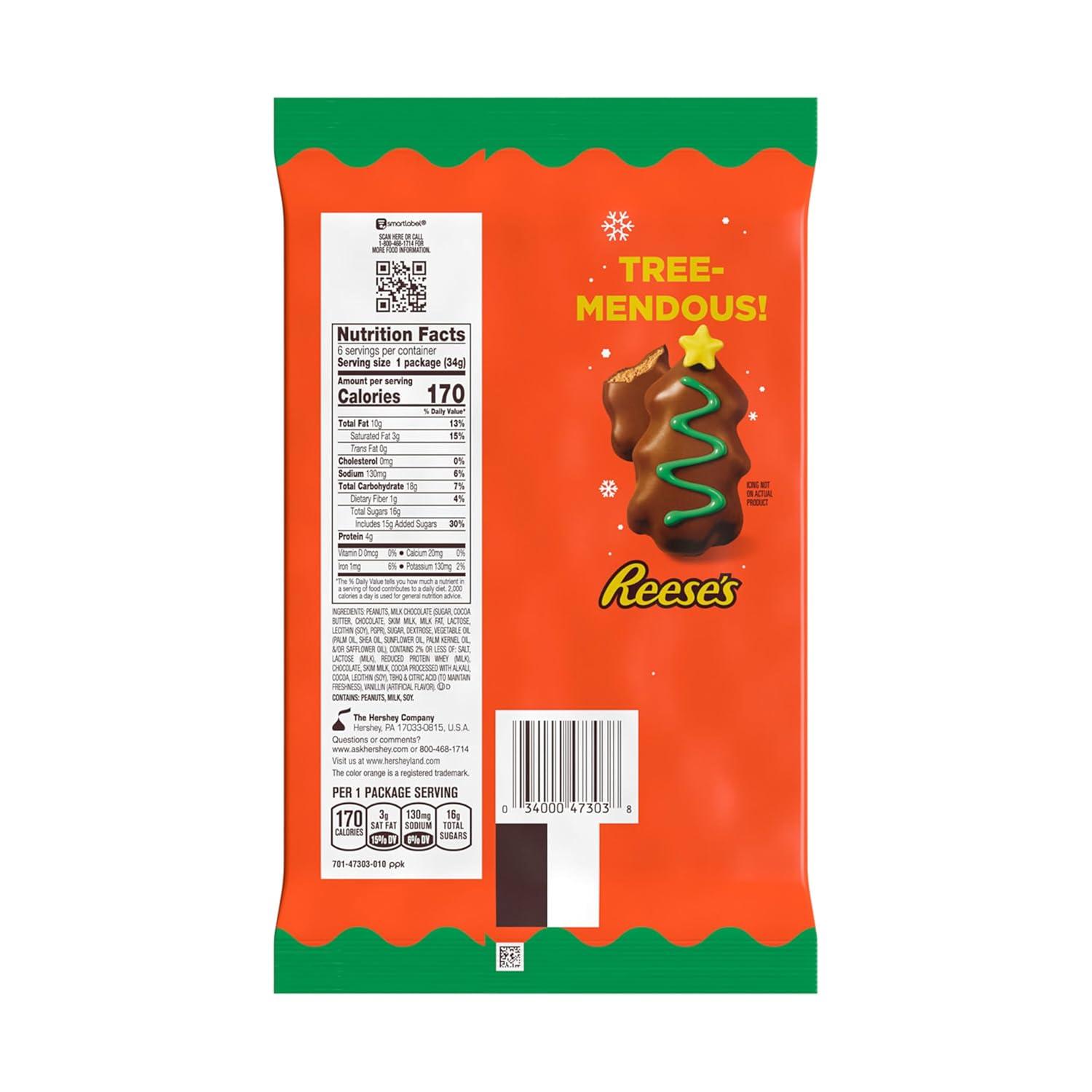 imageREESES Assorted Flavored Peanut Butter Shapes Christmas Candy Bag 3194 ozPeanut Butter