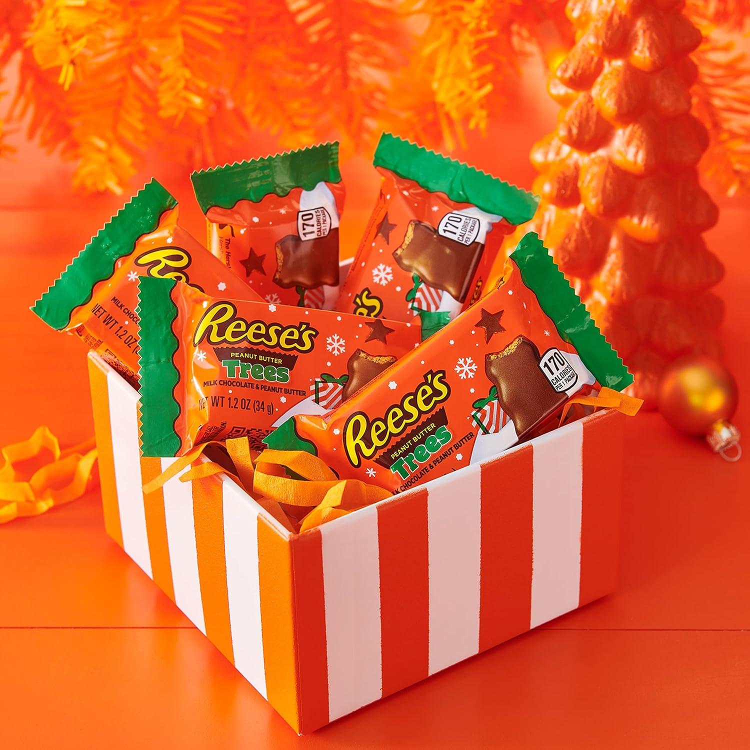 imageREESES Assorted Flavored Peanut Butter Shapes Christmas Candy Bag 3194 ozPeanut Butter